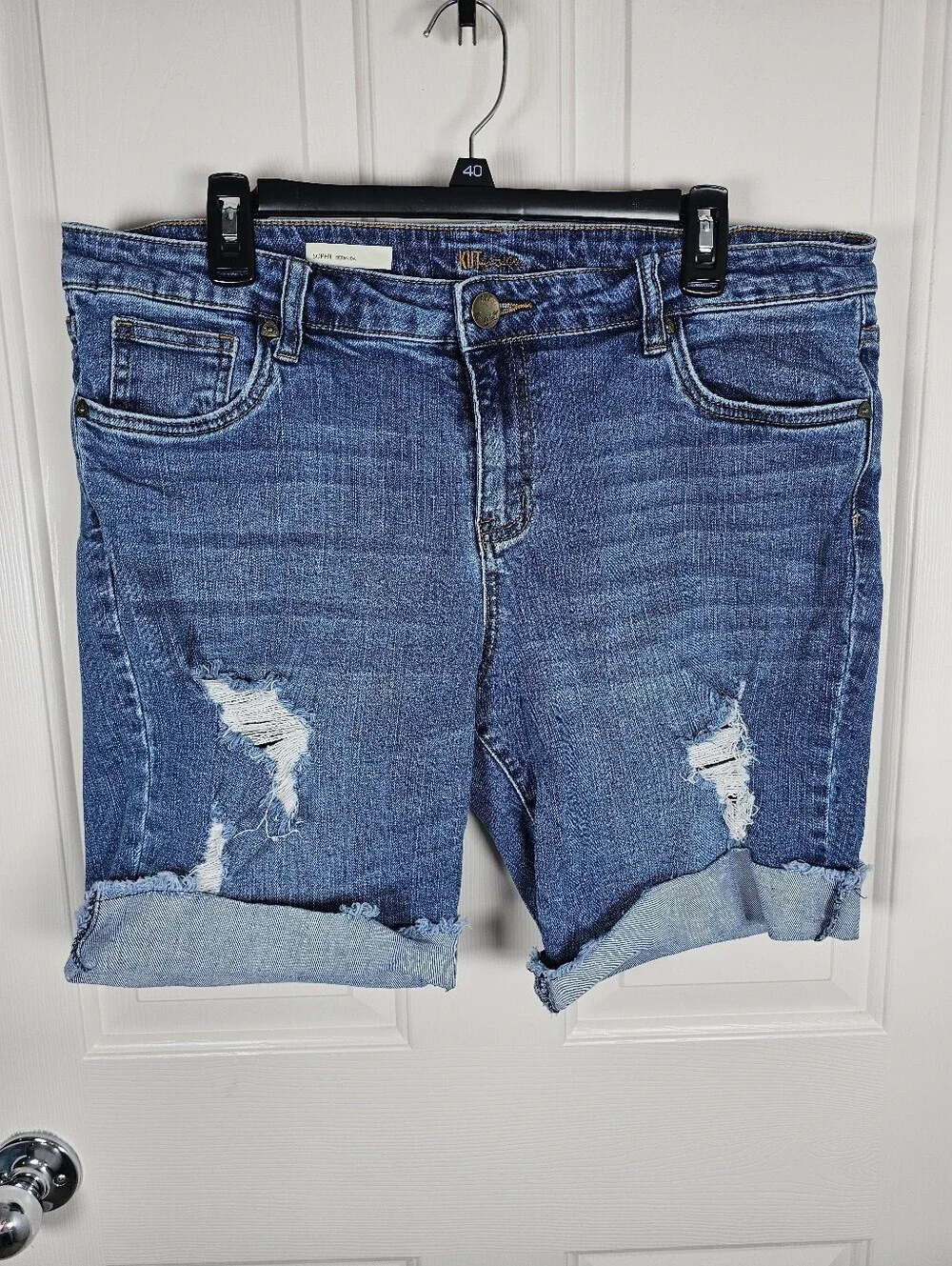 Kut from the Kloth denim Sophie Bermuda Shorts Size 14